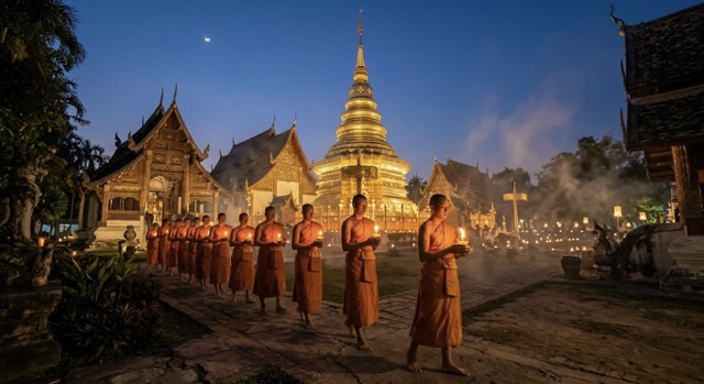 Asanha Bucha y el Cumpleaños del Rey: El corazón místico de Tailandia en julio - Restaurante Tailandés Thai Mongkut