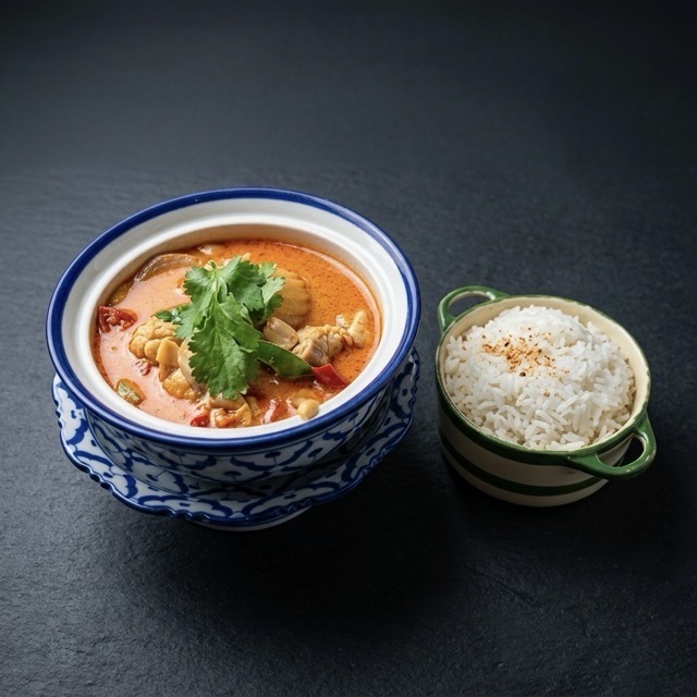 Curry Massaman en restaurante tailandés Ruzafa