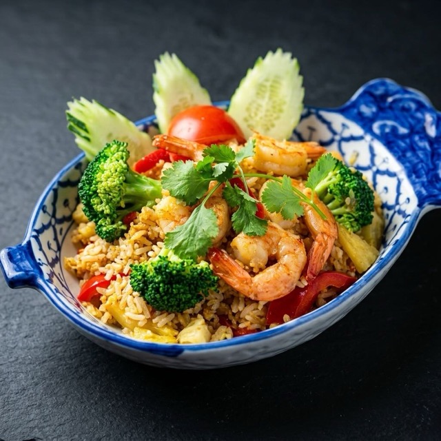 Khao Pad Saparod en restaurante tailandés Chamberí