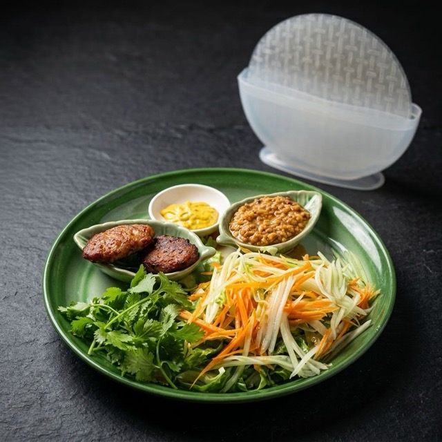 Poh Piah Sod en restaurante tailandés Chamberí
