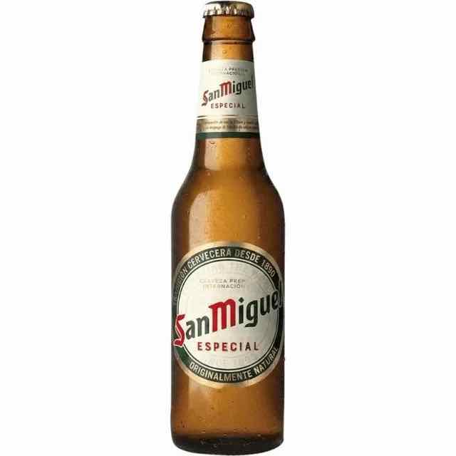 San Miguel Especial en restaurante tailandés Mestalla