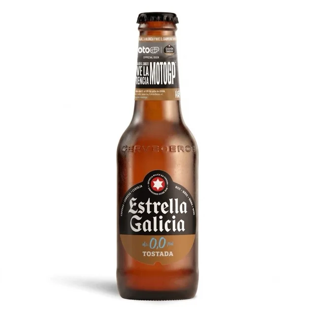Estrella Galicia 0,0 Tostada en restaurante tailandés Chamberí